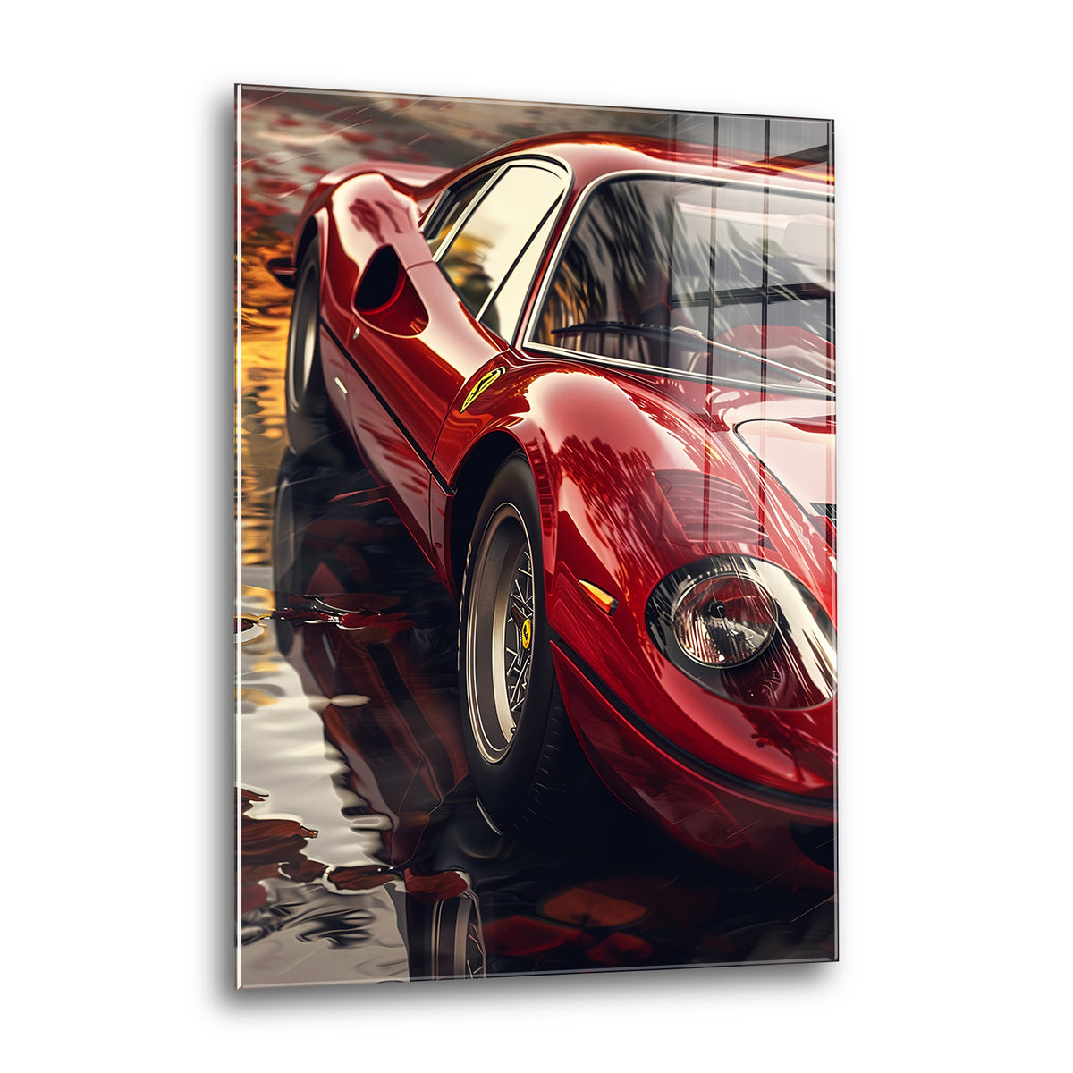 Acrylglas Wandbild - Red Classic