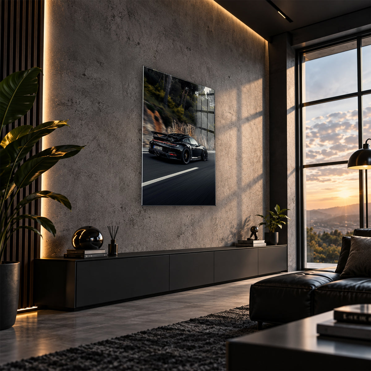 Acrylglas Wandbild - Black Phantom