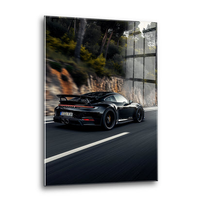 Acrylglas Wandbild - Black Phantom