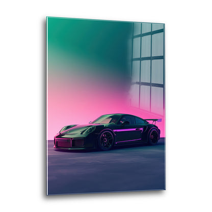 Acrylglas Wandbild - Neon Drive