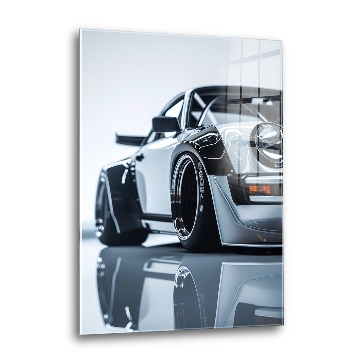 Acrylglas Wandbild - Metallic Car