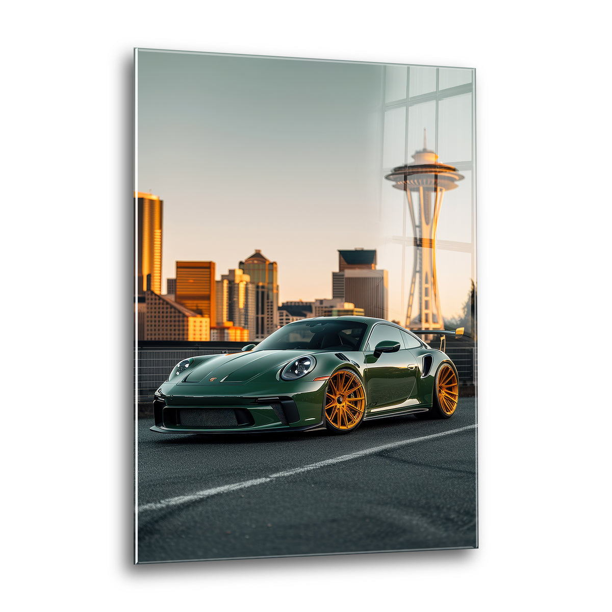 Acrylglas Wandbild - Green Rush