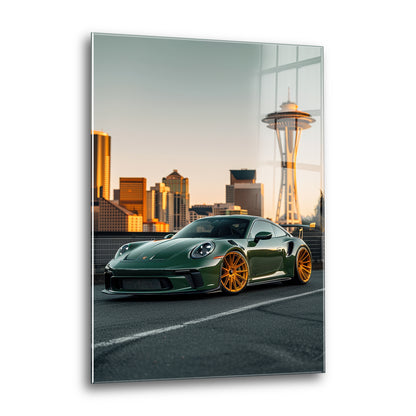 Acrylglas Wandbild - Green Rush