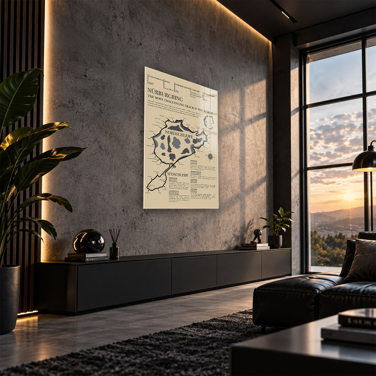 Acrylglas Wandbild - Nürburgring