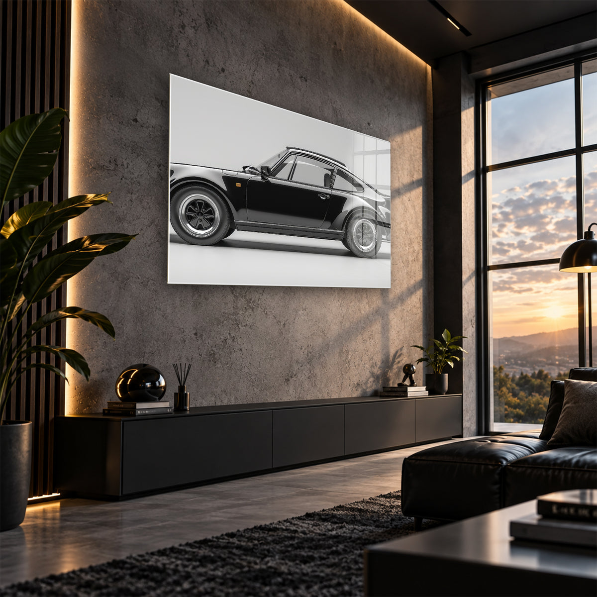 Acrylglas Wandbild -Old Black