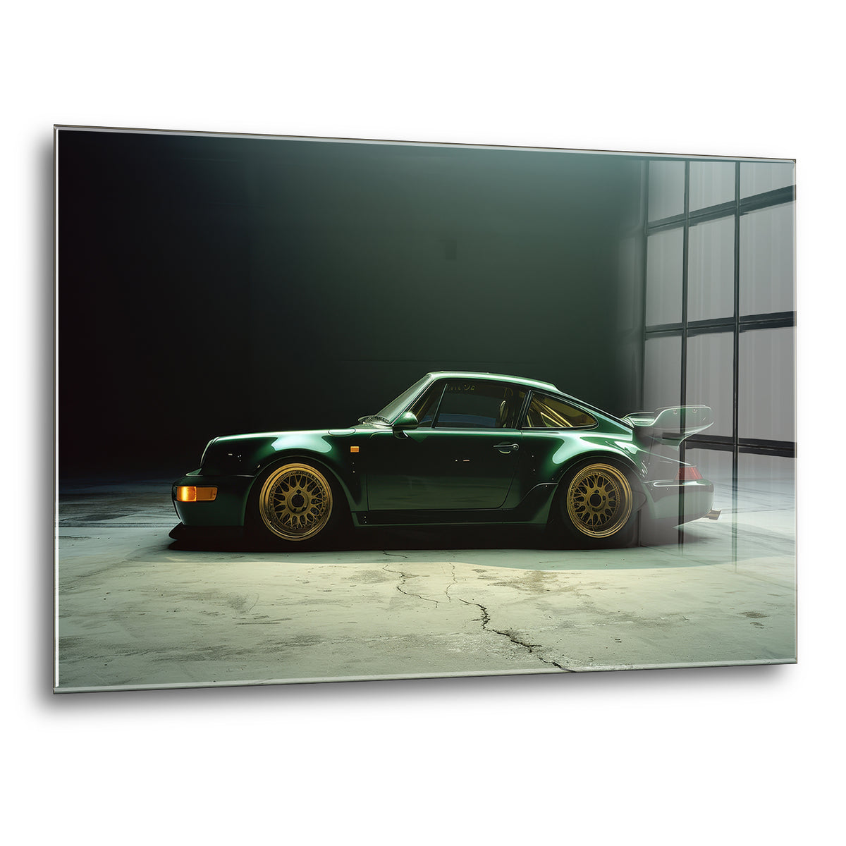 Acrylglas Wandbild - Dark Green