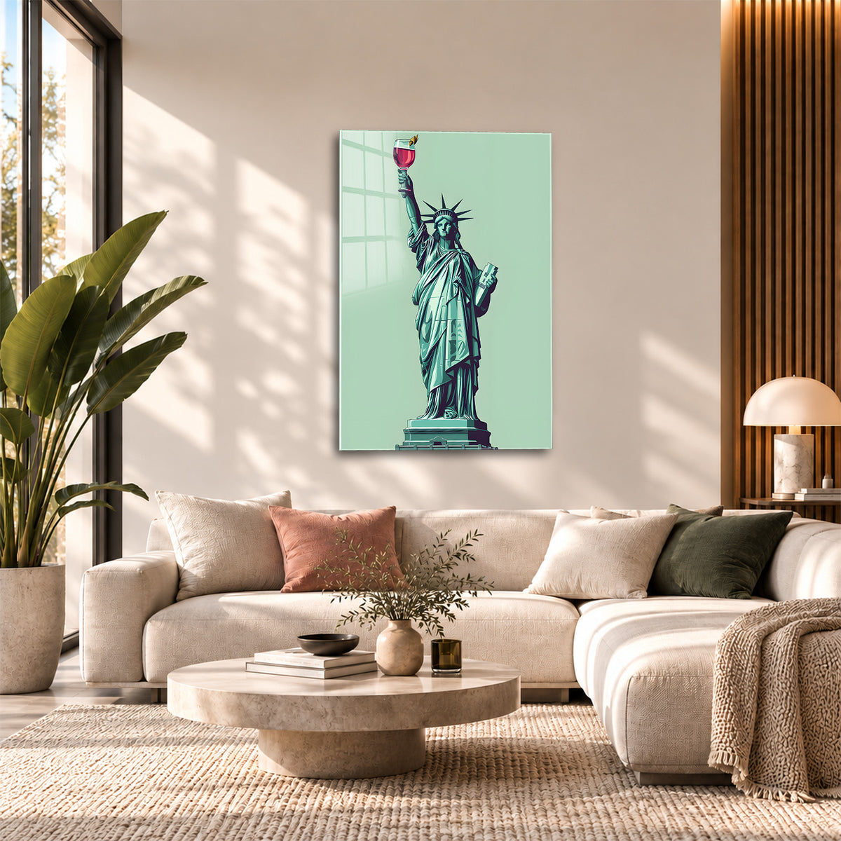 Acrylglas Wandbild - Liberty Wine