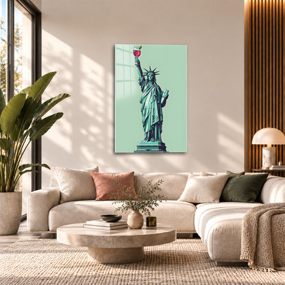 Acrylglas Wandbild - Liberty Wine
