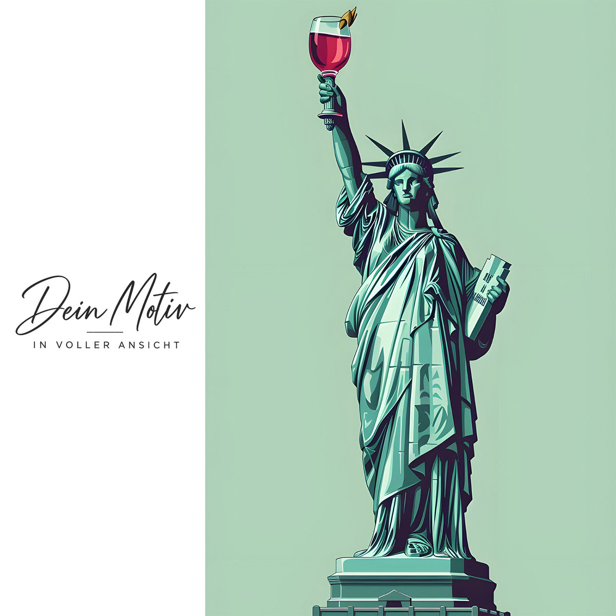 Acrylglas Wandbild - Liberty Wine