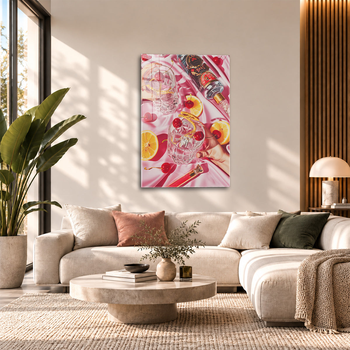 Acrylglas Wandbild - Cherry Orange