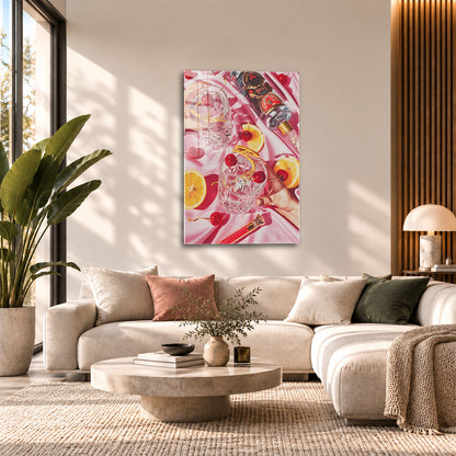 Acrylglas Wandbild - Cherry Orange