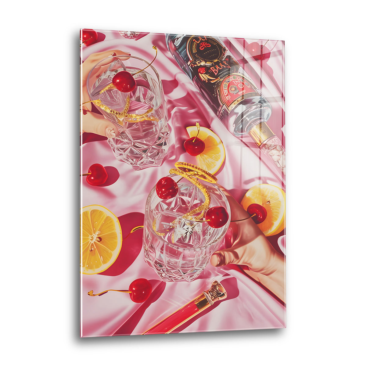 Acrylglas Wandbild - Cherry Orange