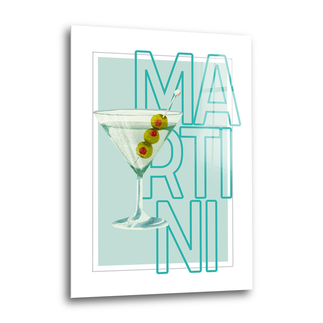 Acrylglas Wandbild - Martini