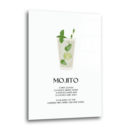 Acrylglas Wandbild - Mojito