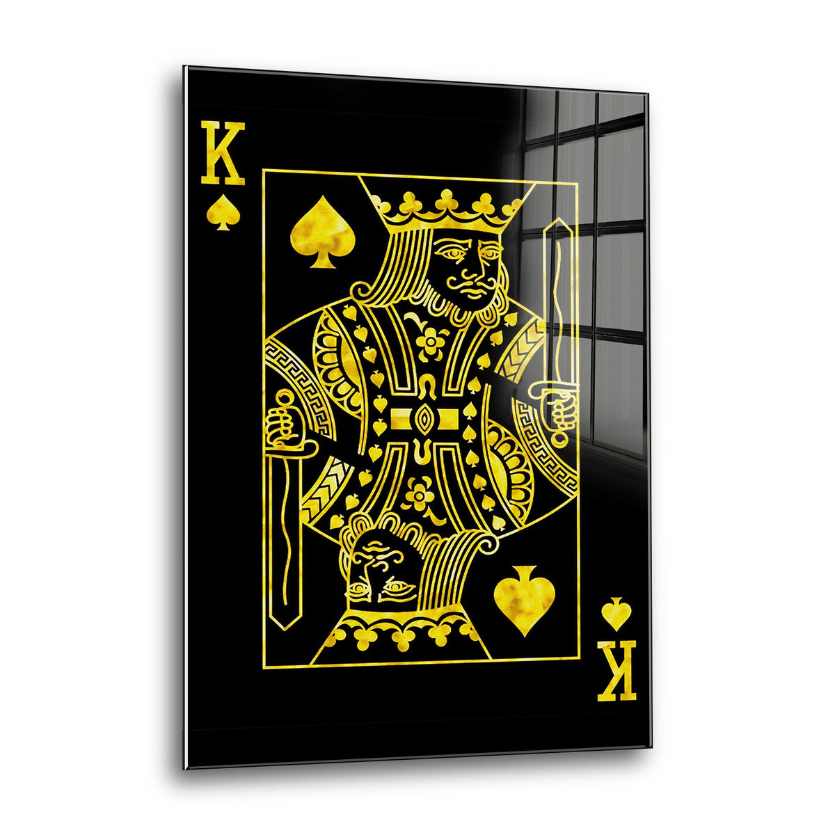 Acrylglas Wandbild - King Card