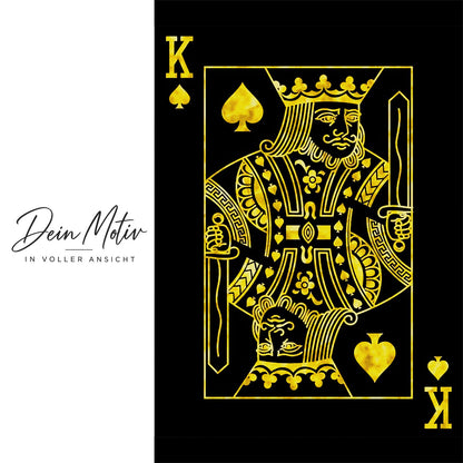 Acrylglas Wandbild - King Card