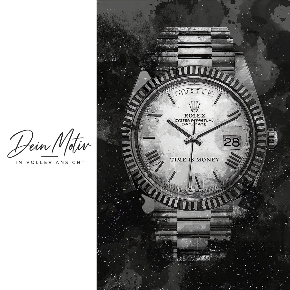 Acrylglas Wandbild - Time is Money