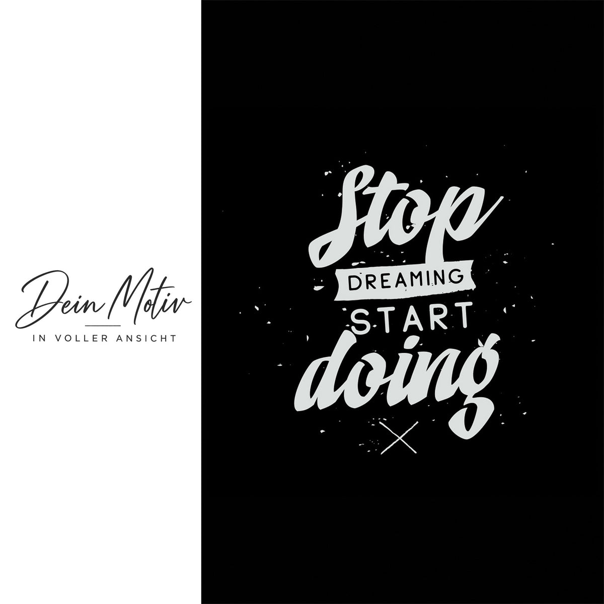 Acrylglas Wandbild - Stop Dreaming