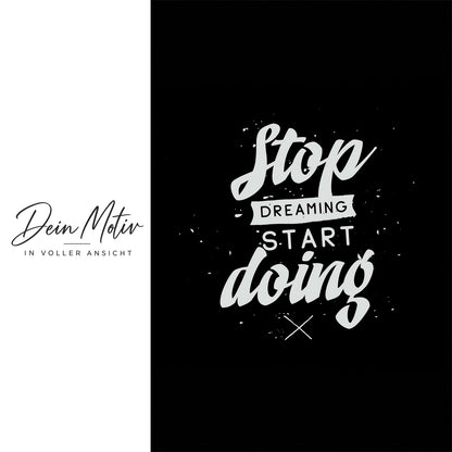 Acrylglas Wandbild - Stop Dreaming
