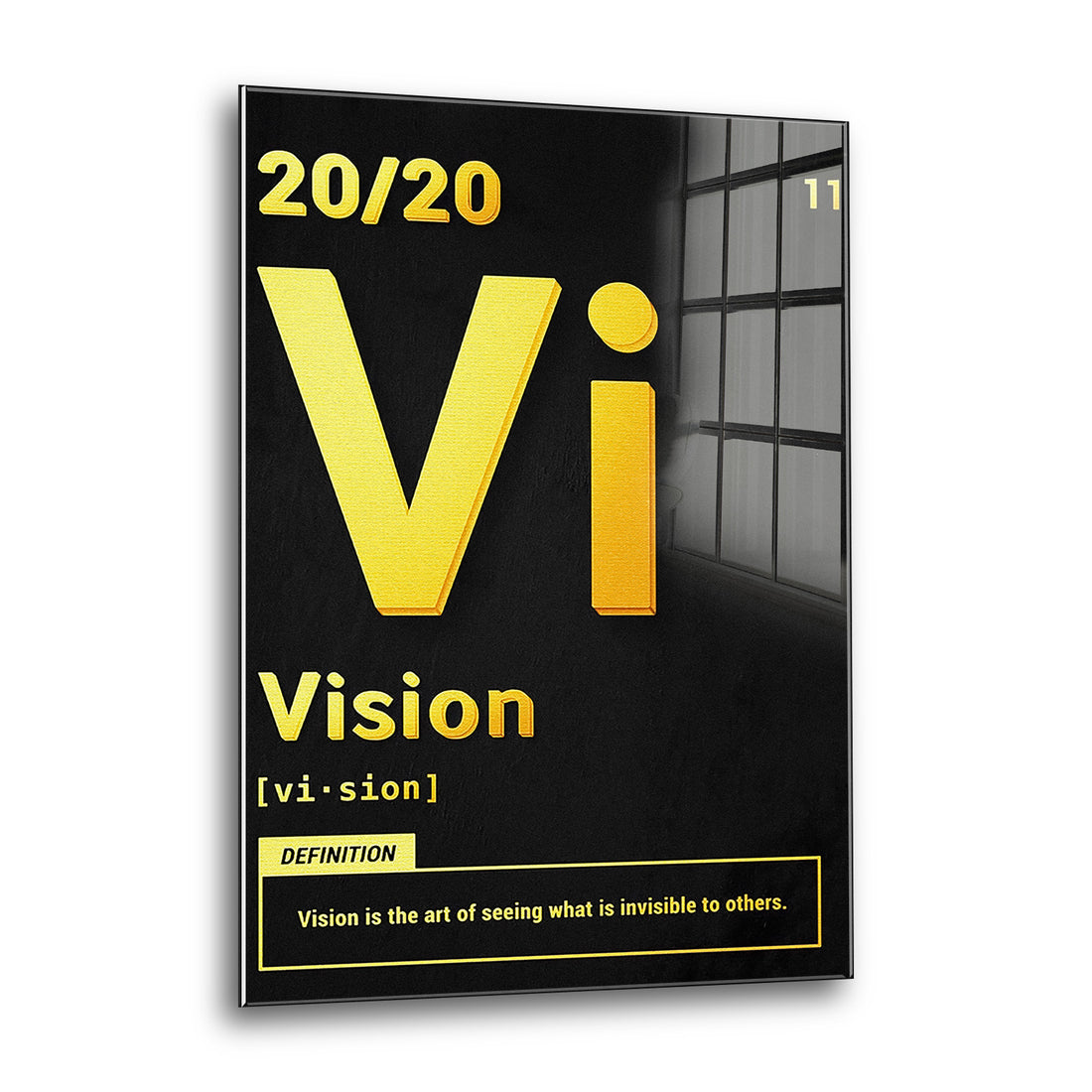 Acrylglas Wandbild - VI Vision