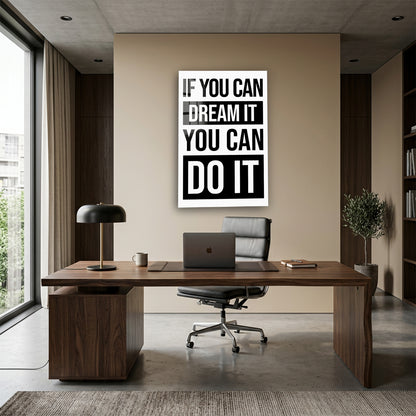 Acrylglas Wandbild - DO IT