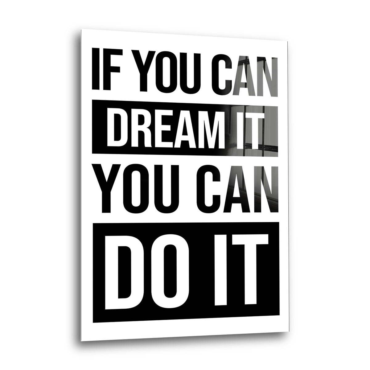Acrylglas Wandbild - DO IT