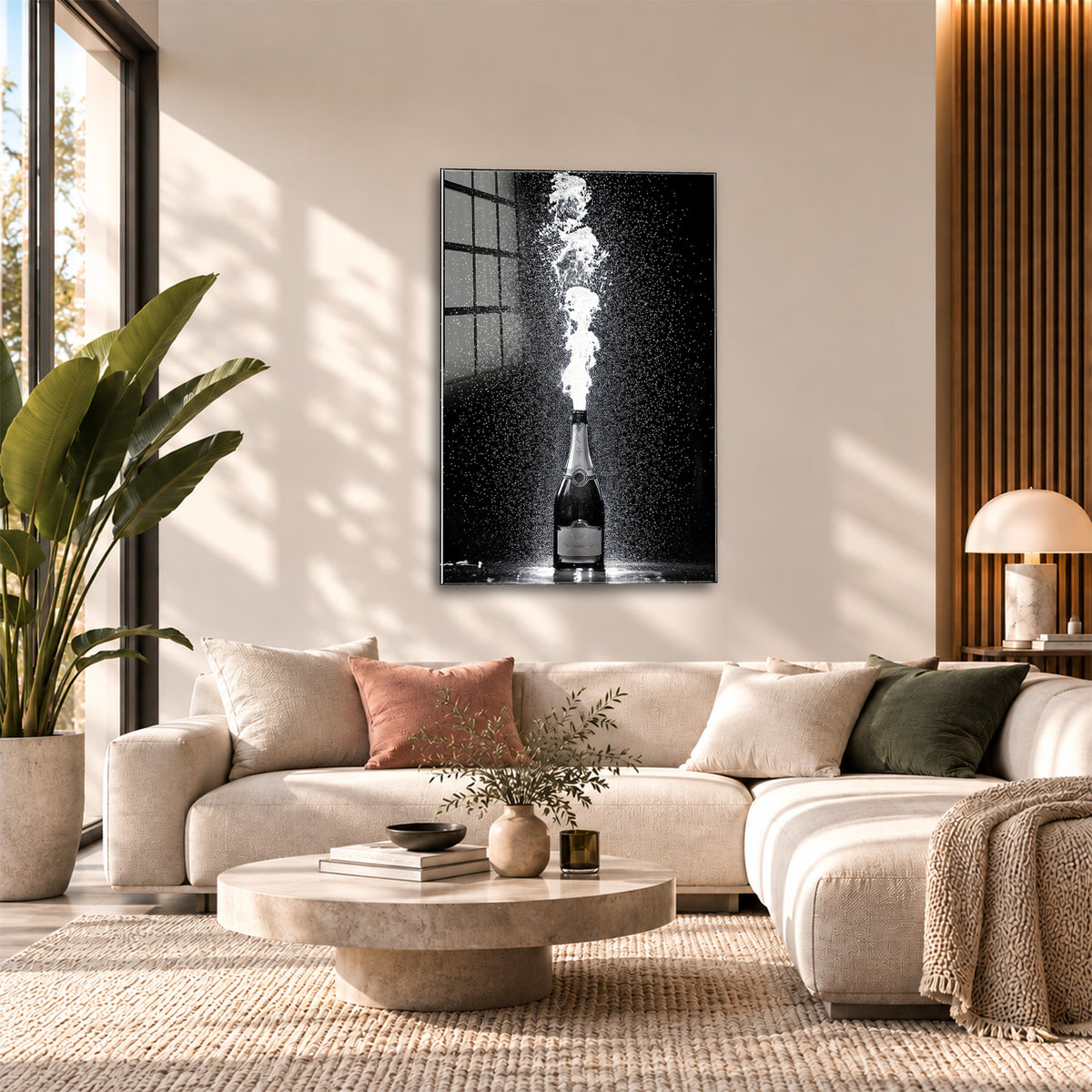 Acrylglas Wandbild - Champagne