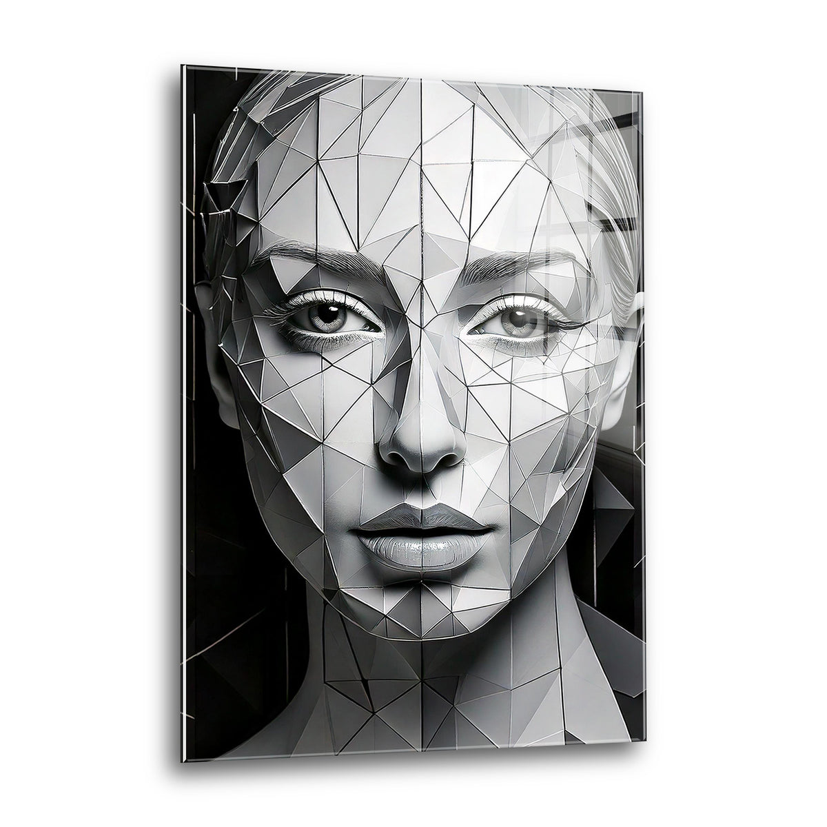 Acrylglas Wandbild - Charakter Face