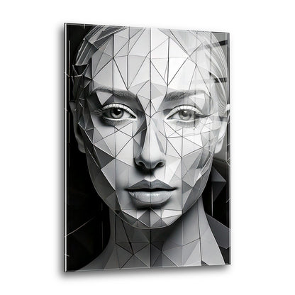 Acrylglas Wandbild - Charakter Face