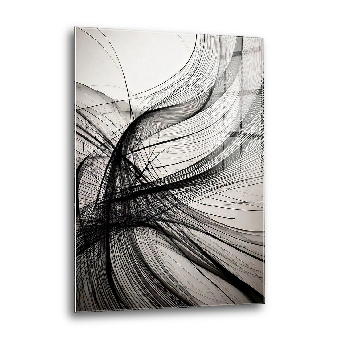 Acrylglas Wandbild - Black Lines