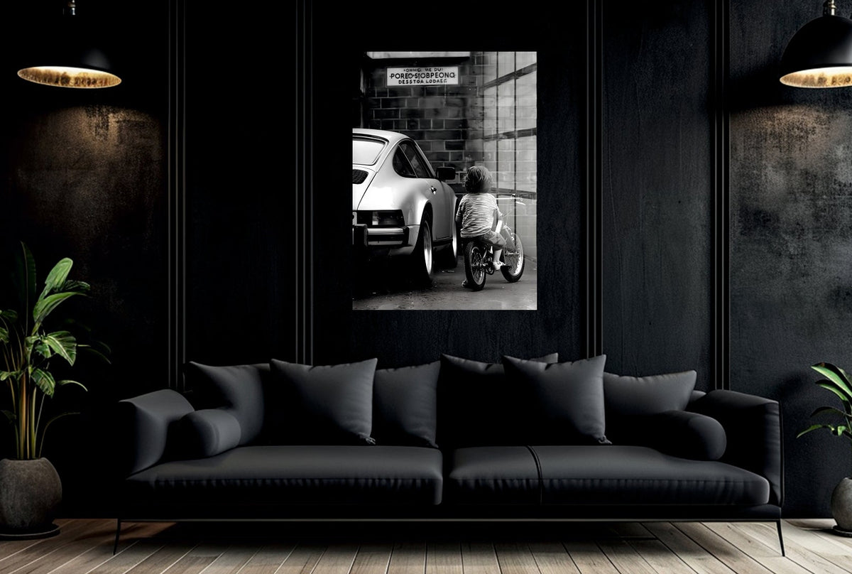 Acrylglas Wandbild - Car Kid