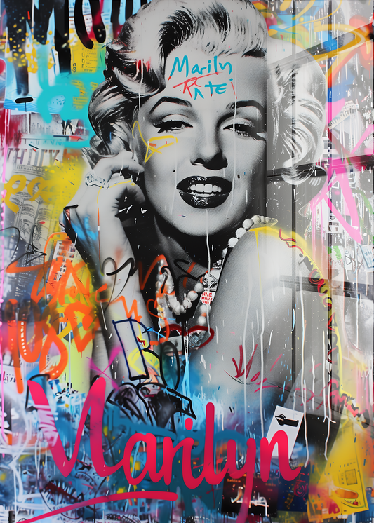 Acrylglas Wandbild - Marilyn