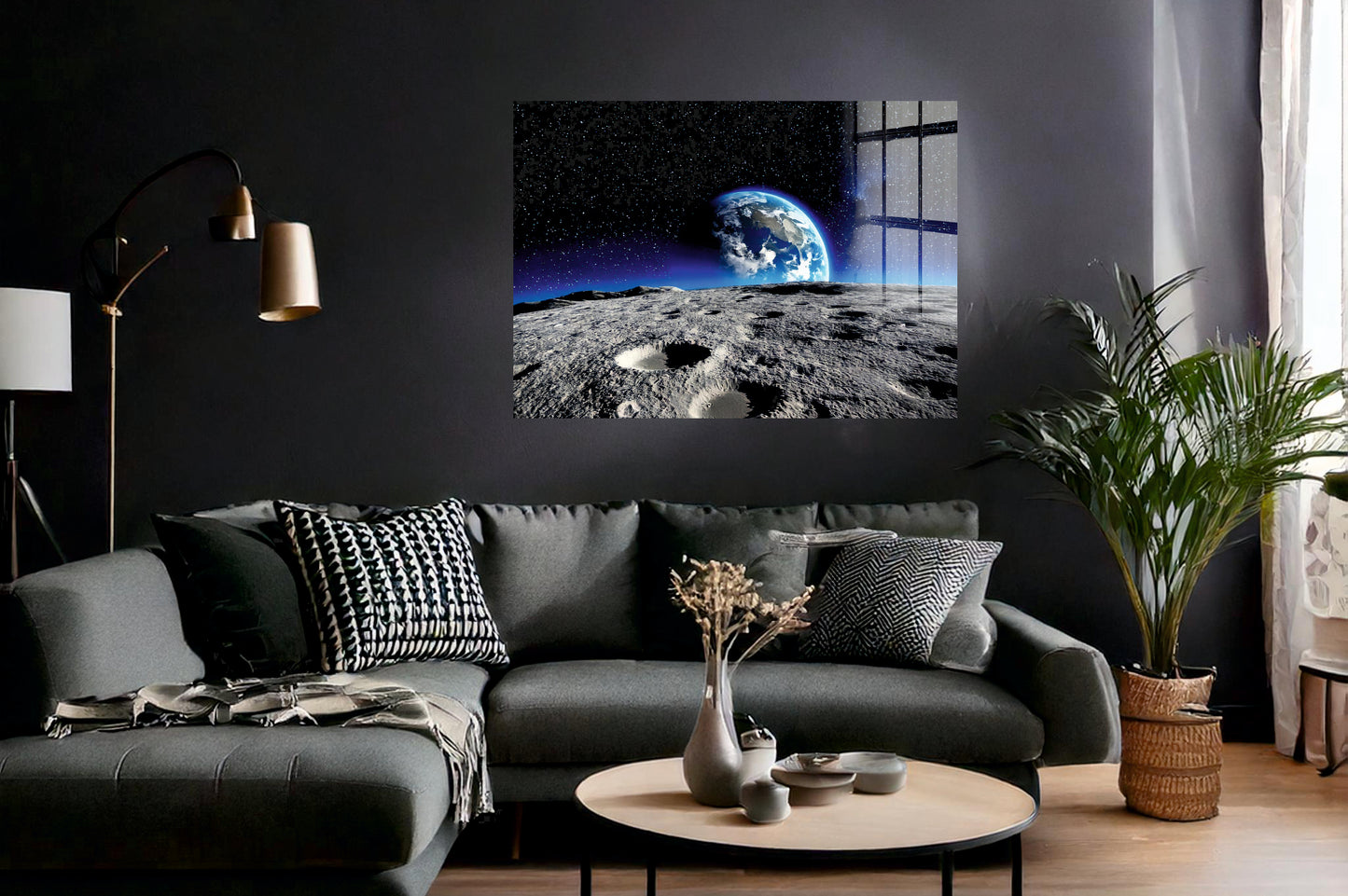 Acrylglas Wandbild - Mond