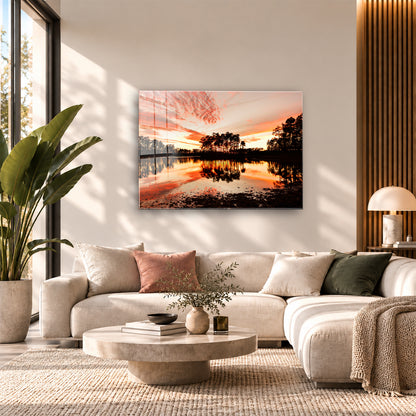 Acrylglas Wandbild - Evening Glow