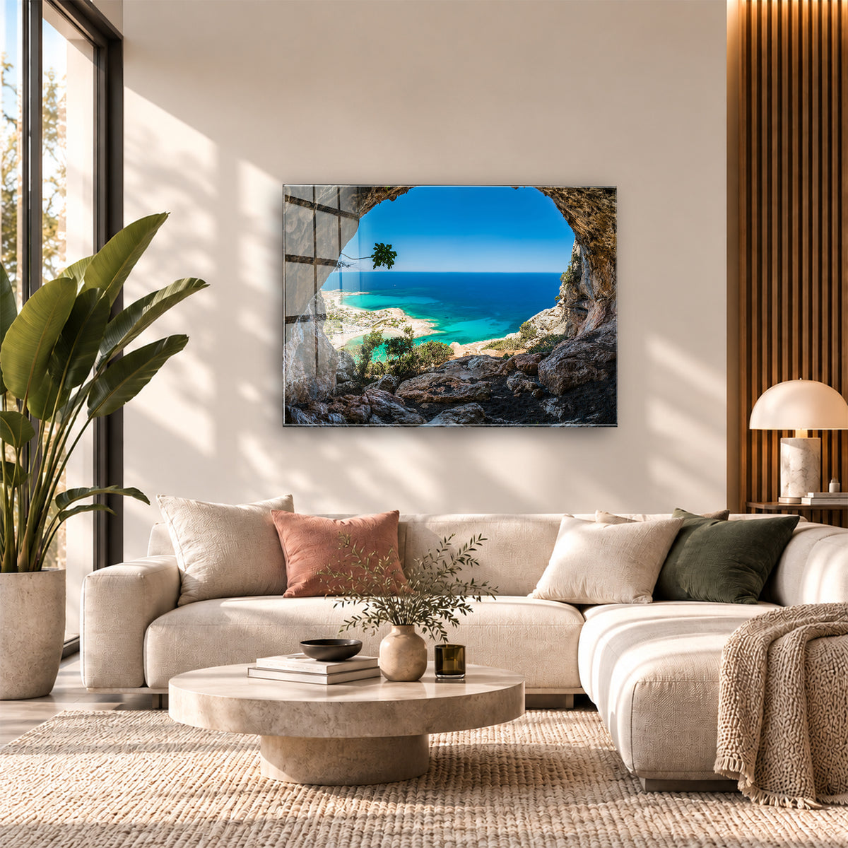 Acrylglas Wandbild - Blue Sea