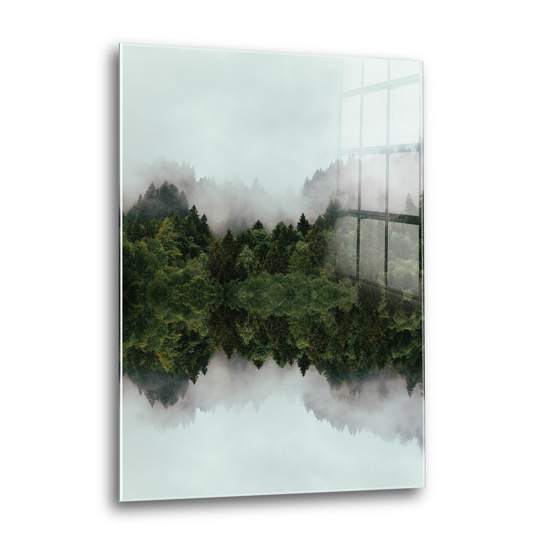 Acrylglas Wandbild - Mirror Forest