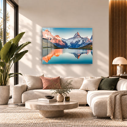 Acrylglas Wandbild - Alpine Glow