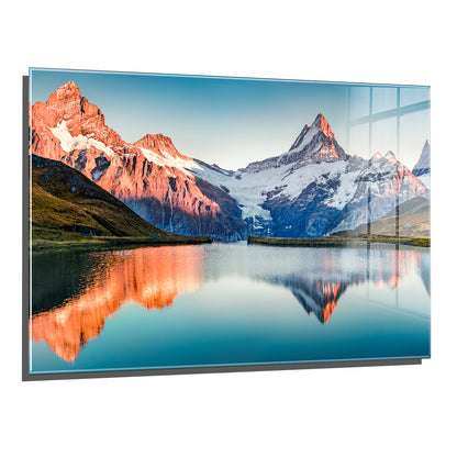 Acrylglas Wandbild - Alpine Glow