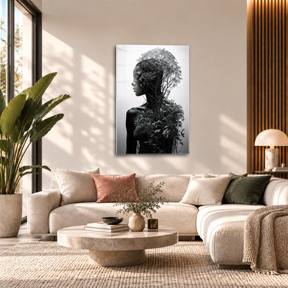 Acrylglas Wandbild - Nature Woman