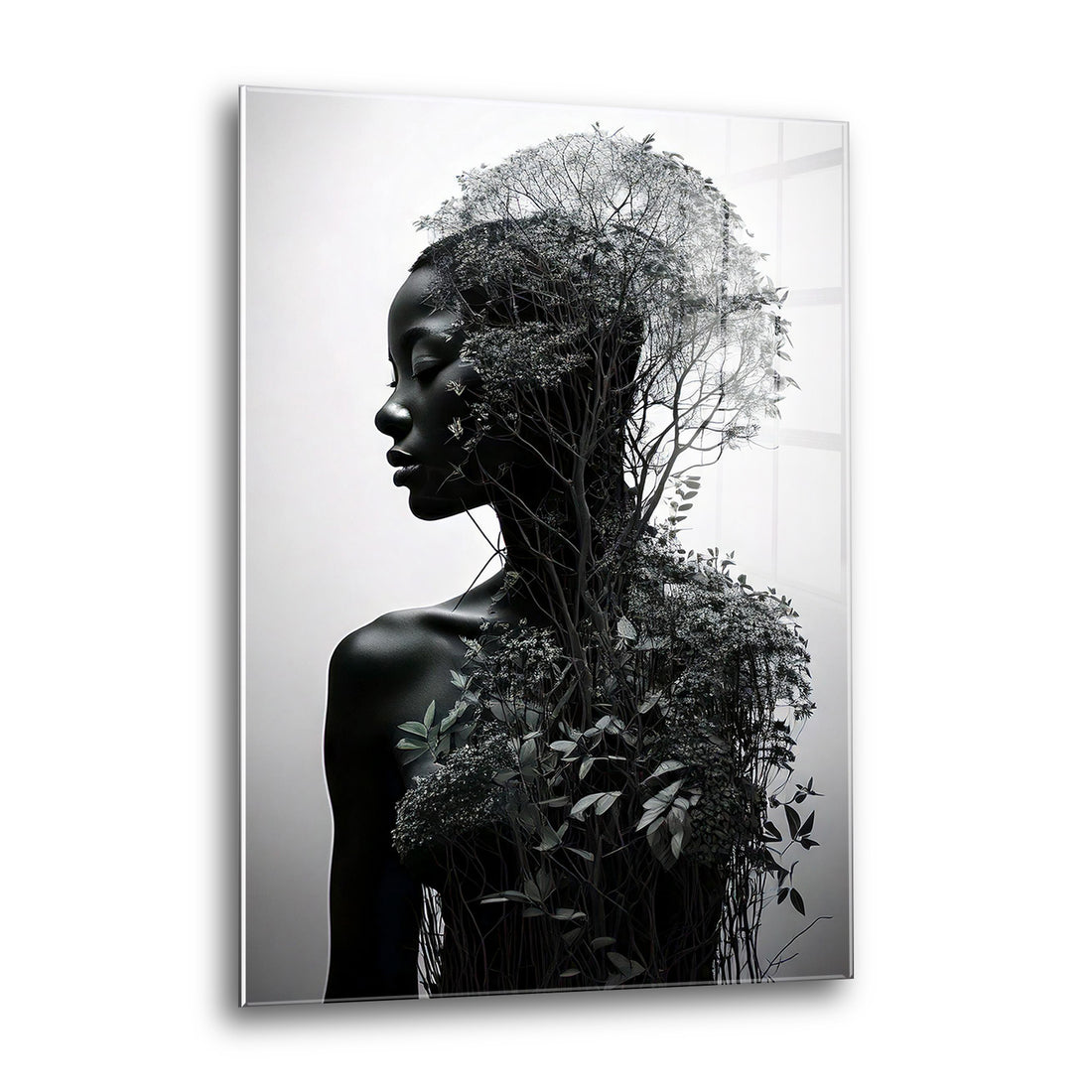 Acrylglas Wandbild - Nature Woman