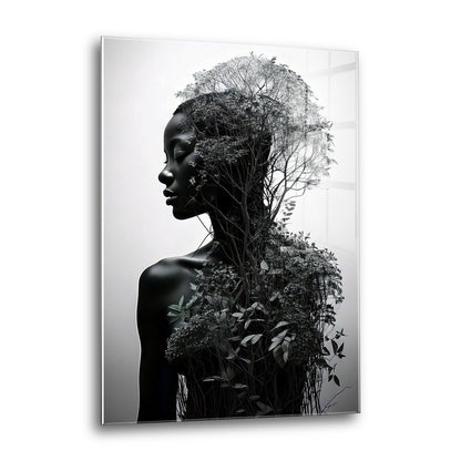 Acrylglas Wandbild - Nature Woman