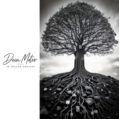 Acrylglas Wandbild - Modern Tree