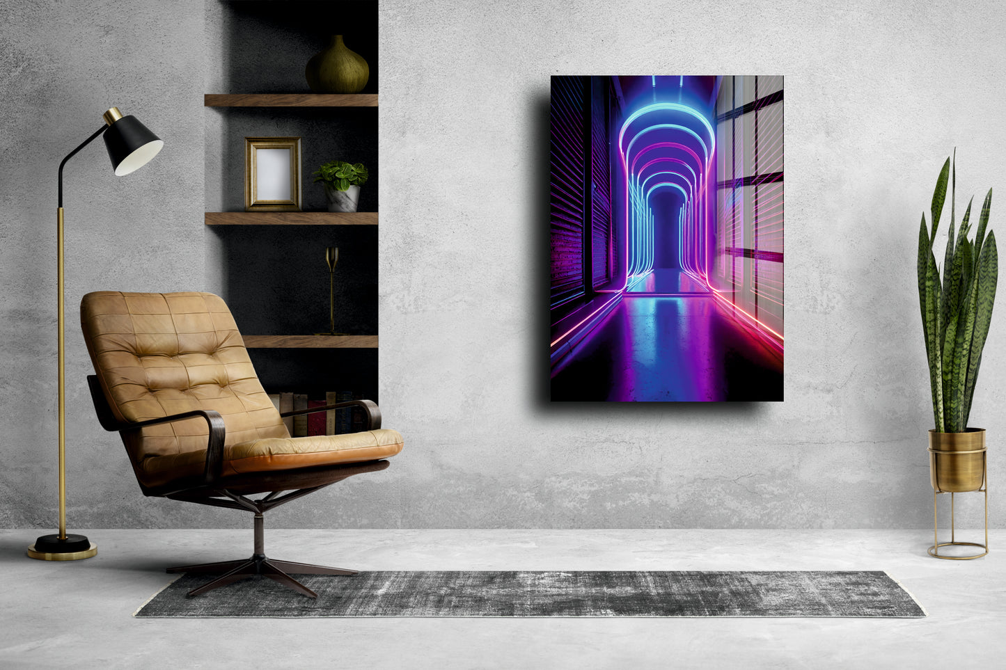 Acrylglas Wandbild - Neon