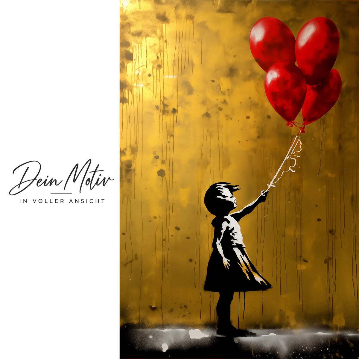 Acrylglas Wandbild - Red Ballon
