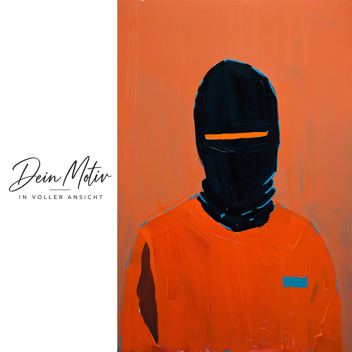 Acrylglas Wandbild - Masked Man