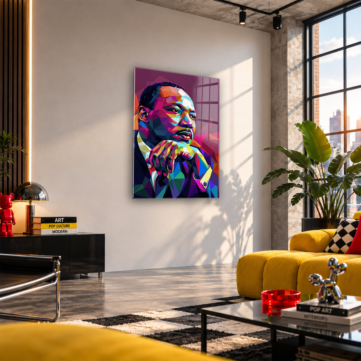 Acrylglas Wandbild - King Thinking