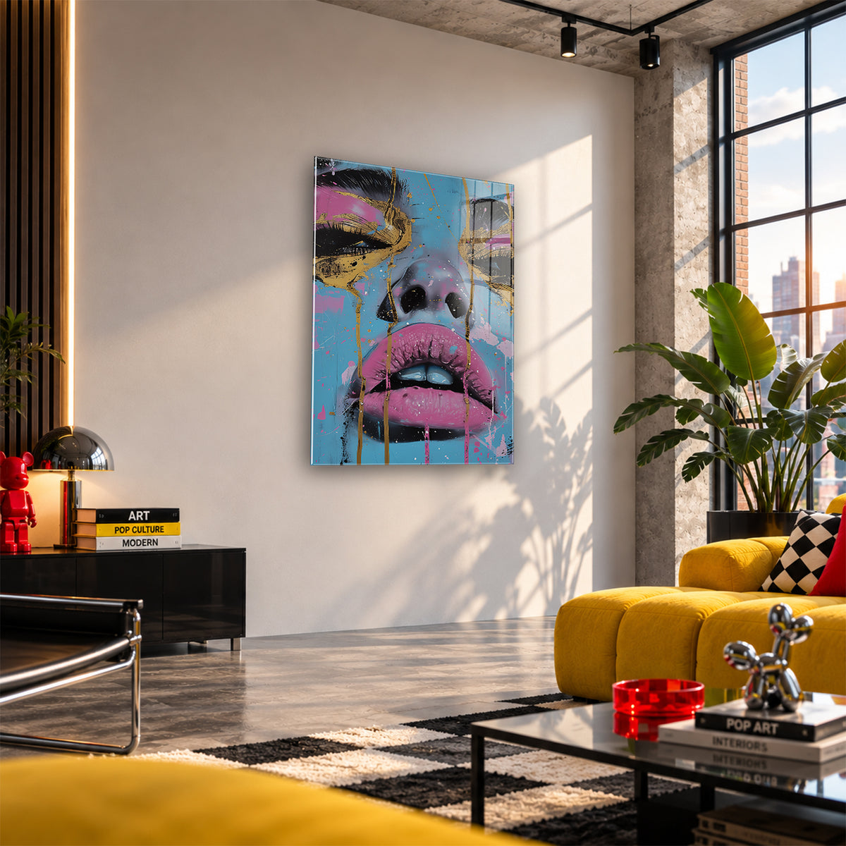Acrylglas Wandbild - Crying Face