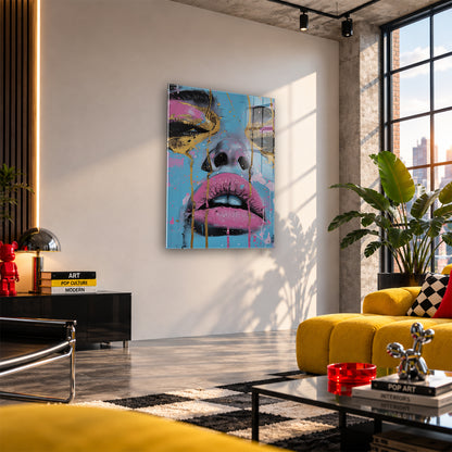 Acrylglas Wandbild - Crying Face
