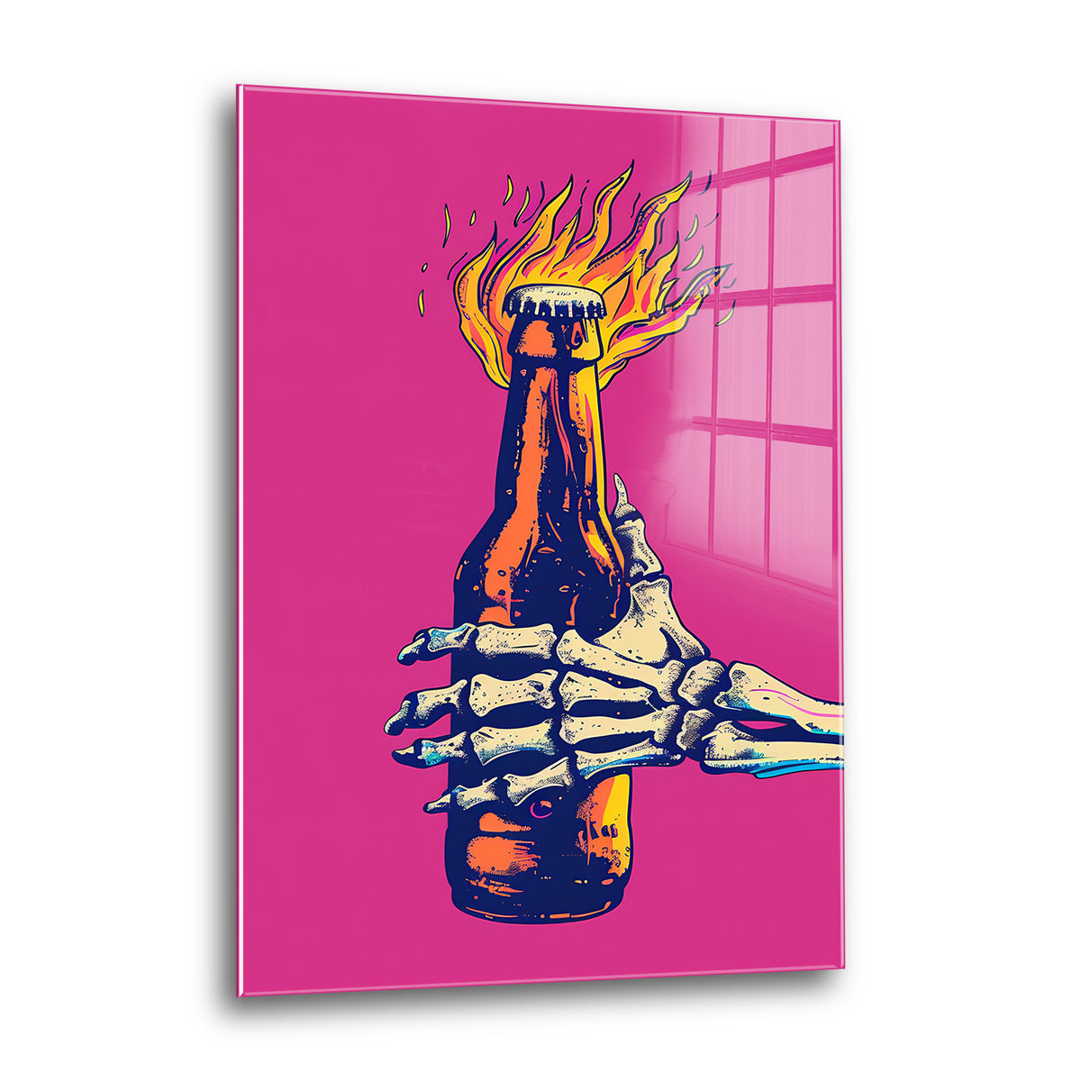 Acrylglas Wandbild - Last Beer