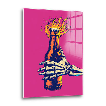 Acrylglas Wandbild - Last Beer